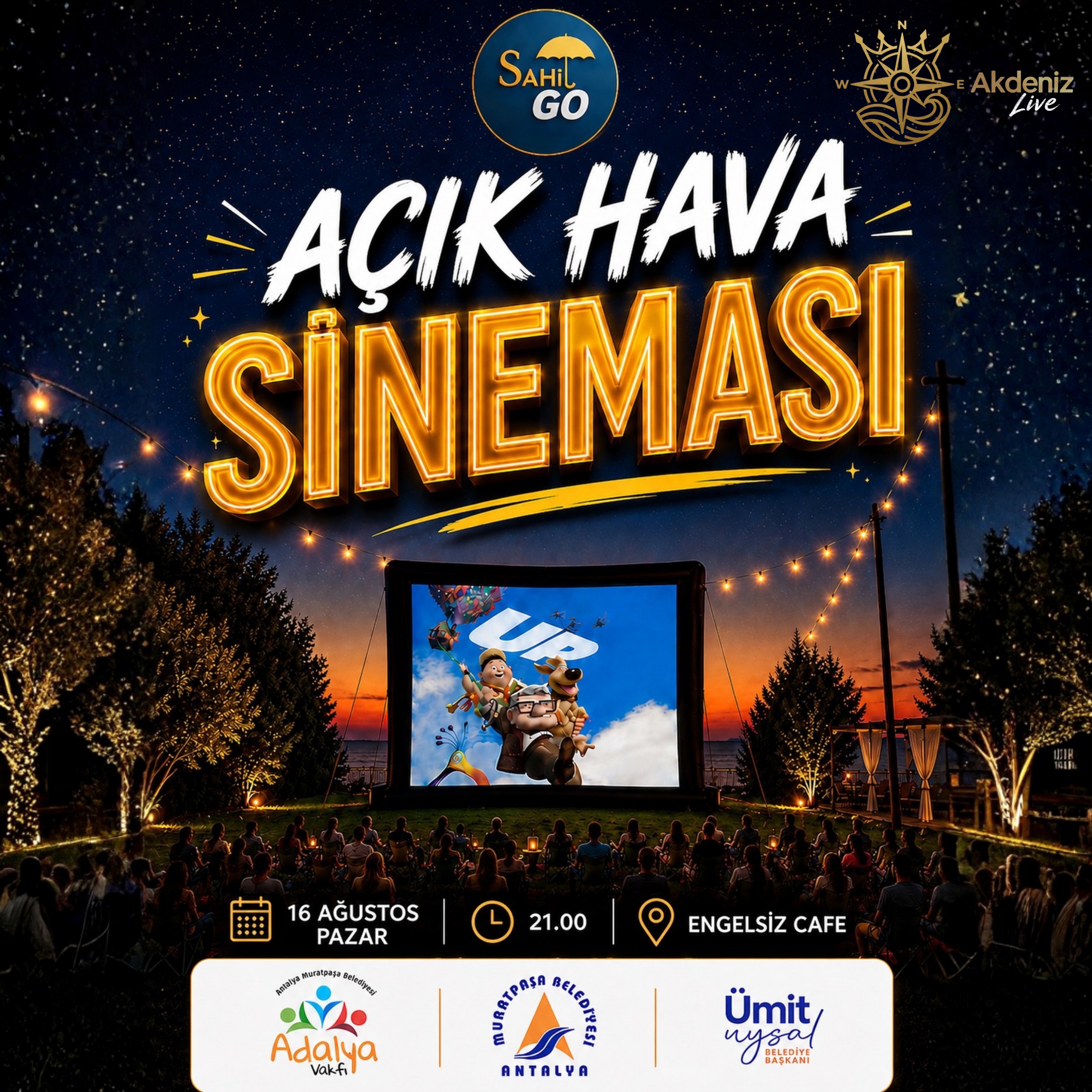 Açık Hava Sineması: Yukarı Bak